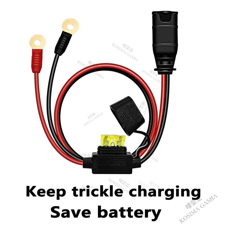 Xiaomi 1/2PCS Car Fast Charging Connector Cable M10/M6 Silicone Cable Plug Compatible With NOCO GC008X Connect Cable Anti-Abrasion