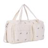 Cute Quilted Baby Diaper Handbags Large Capacity Quilted Duffle Crossbody Bags Travel Cute Top-Handle Bags Casual Shoulder Bag
