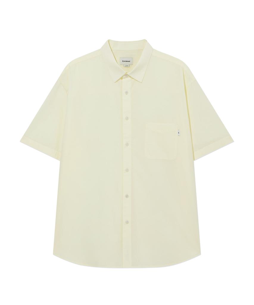 COVERNAT Tissue Modification Half Shirt Lemon