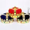 Dress Up King Crown Hat Stage Show King Jeweled Caps Prince Party Hats  Party Decoration