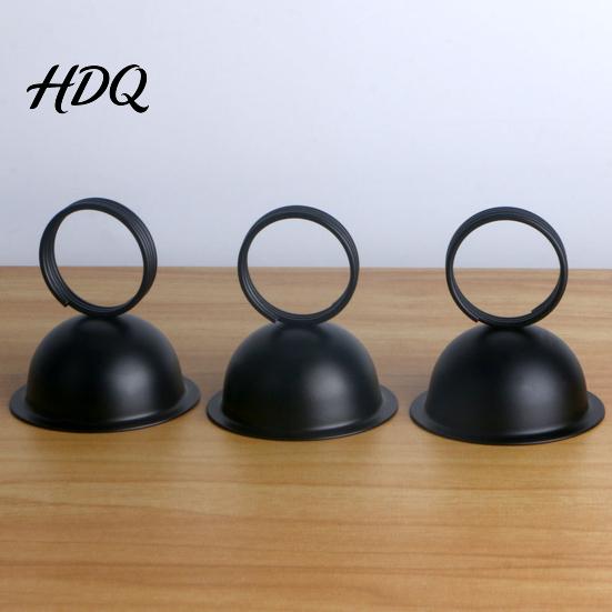 Electroplated Card Stand Table Number Holder Metal Place Foodservice Split-Ring Style Solid