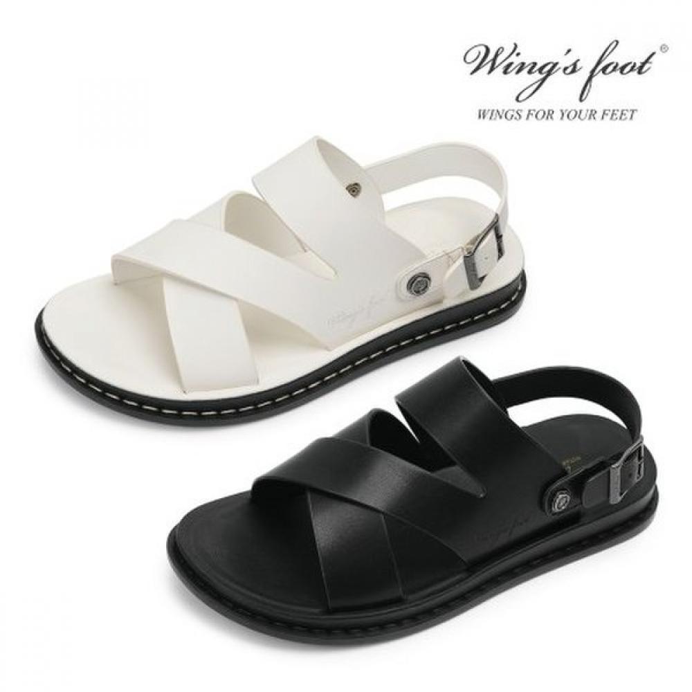 

Wing S Foot Concord Women S Leather SandalS SlipperS W163001 037rbSg blacks/220