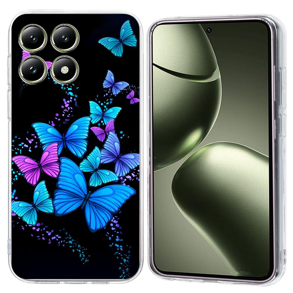 For Xiaomi 14T Pro Case Pattern Printing Shockproof Soft TPU Phone Cover