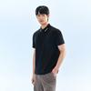Anta Training Sports Casual Fashion Urban Commuting Skin-Friendly Comfortable Breathable Sweat-Wicking Polo Shirt Men tops Black 952627116-4