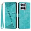 Case for Edge 70 Fusion+ 5G - Leather/PU, Green, With Lanyard
