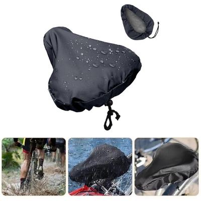 Waterproof Bicycle Saddle Rain Cover Dust-proof Bike Cushion Protector  Outdoor Biking