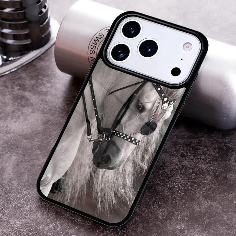 HORSE BEAUTIFUL Phone Case for iPhone 17 16 15 Pro Max Air 14 13 12 11 Plus Shockproof Cover