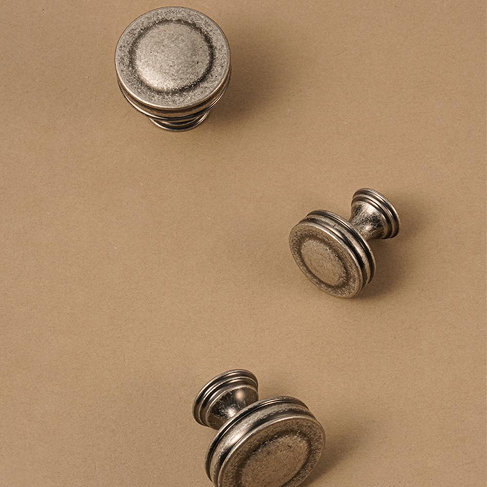 Dooroom Brass Vintage Style Antique Silver Furniture Handles Pulls Cupboard Wardrobe Dresser  Wine Bar Drawer Cabinet Knobs