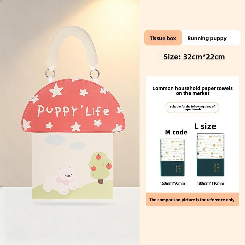 Cartoon Leather Tissue Box Holder For Home Decor With Wall Mount Design Suitable For Bedroom Living Room