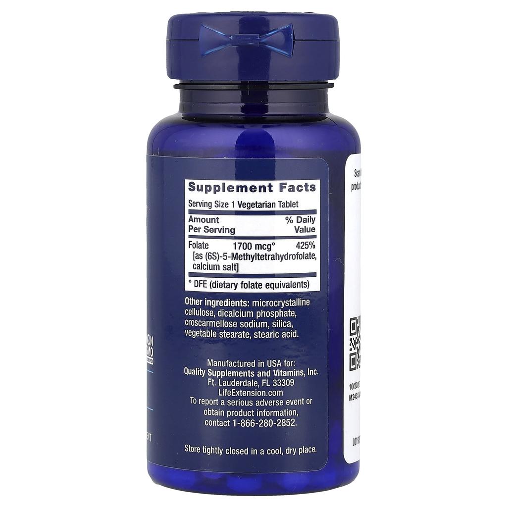 Optimum Folic Acid, 1,700Mcg Dfe, 100 Veggie Caps