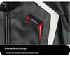Herren Schutz PU-Leder Winddichte Motorrad Rennjacke - Warm, Sturzsicher, Offroad Ausrüstung