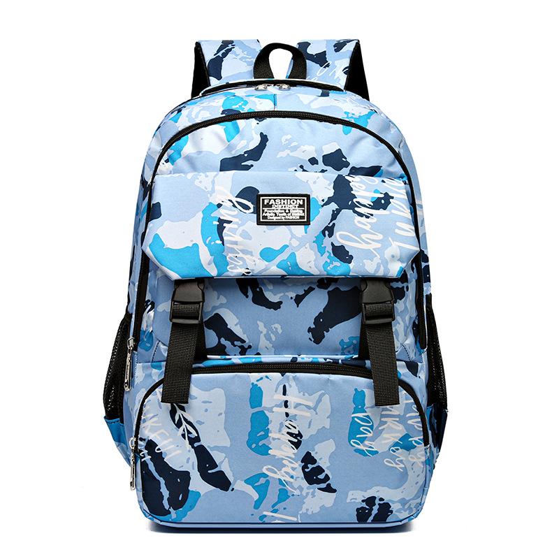New backpack, unisex college bag, unisex fashion computer bag, casual large-capacity travel backpack
