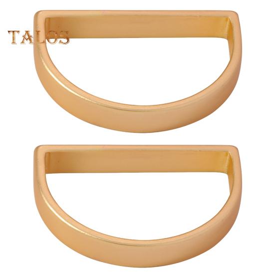 

2 шт., металлические золотые держатели для салфеток, пряжки, простой стиль, простота в использовании, элегантное украшение для рождественского стола, современное кольцо для салфеток золотистый