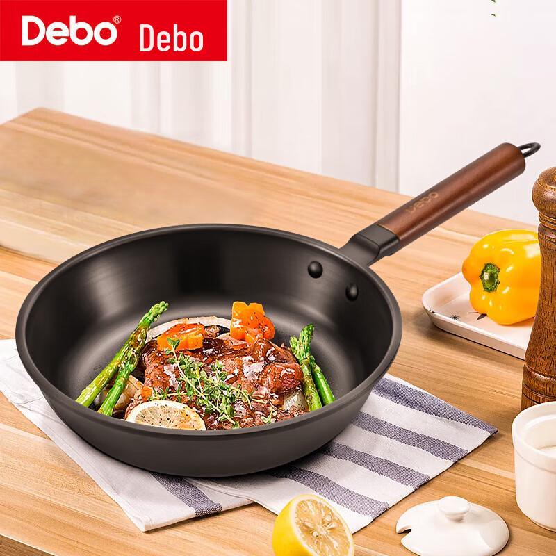 Debo Patty 24cm Non-Coated Stainless Steel Frying Pan