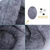 Cat And Dog Triangle Pet Nest Winter Thickened And Warm Pet Mat Mongolian Yurt Fury Half Closed Sleeping Bag Pet Rest Supplies