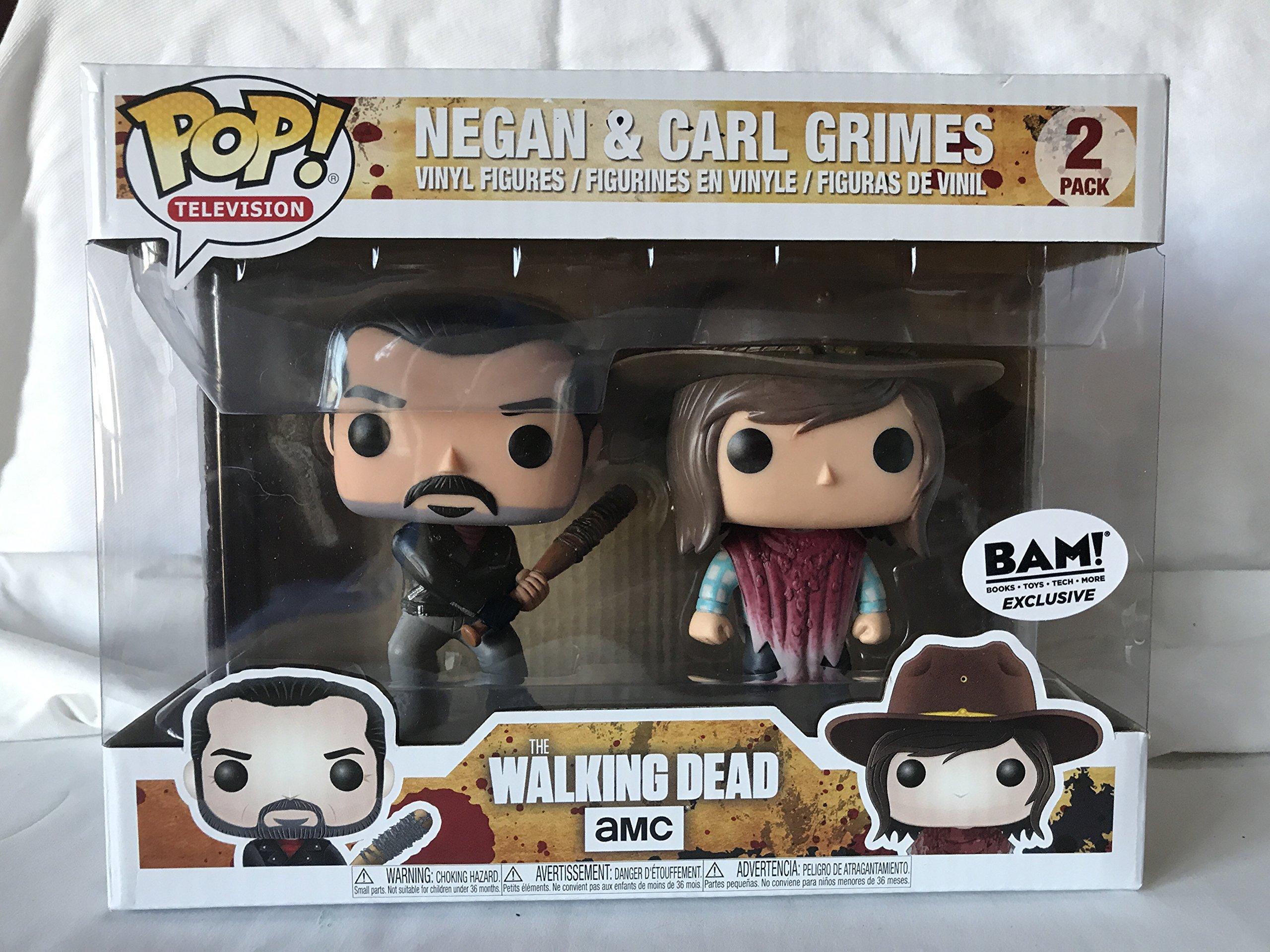 

Фигурка Funko Walking Dead Negan Carl Exclu Pop 10 см 0889698215343 - - 2 шт. в упаковке и -