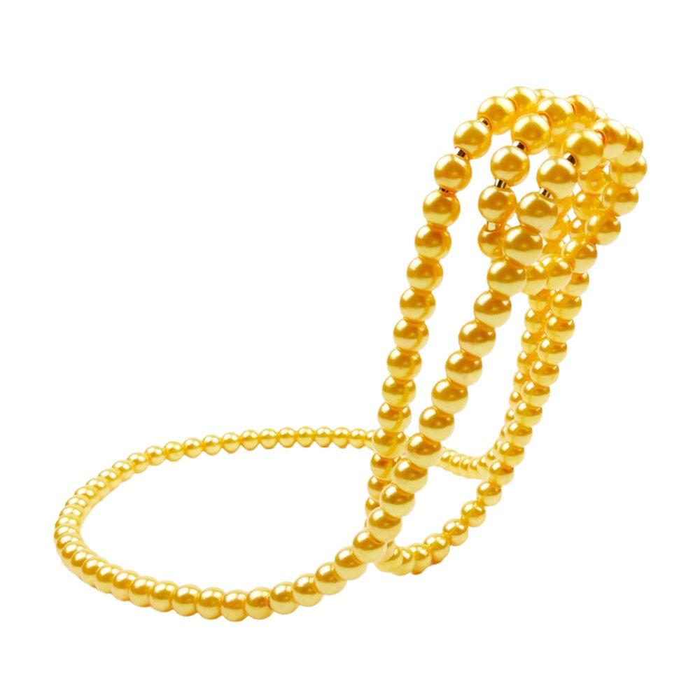 Creativity Pearl Floating Stand Statue Home Decorate Elegant Pearl Ornament Water Bottle Holder