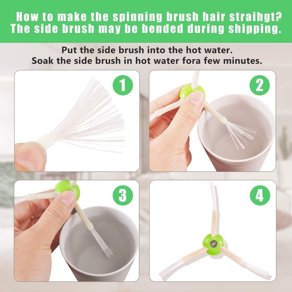 Hepa Filter+Side Brush+Brush Roll+dust bags Replacement for iRobot Roomba i7 E5 E6 I Series Robot Vacuum Cleaner Spare Parts