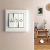 3 sady Průhledné štítky na vypínače Samolepicí štítky na vypínače Odolné pro domácí osvětlení, ventilátory, topení