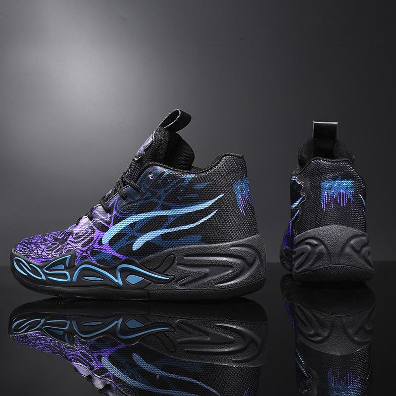 Zapatillas de baloncesto pato mandarín botas nuevas zapatillas deportivas tres bolas 4ª generación adulto estudiante adolescente zapatillas de baloncesto reales