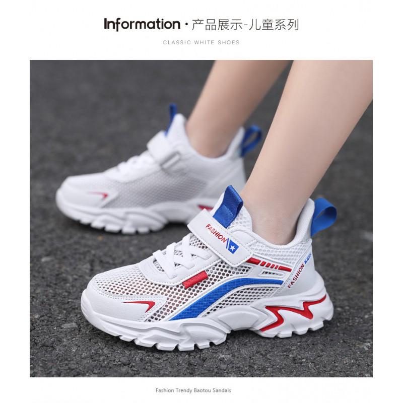 Boys Running Shoes Lightweight Breathable Mesh Sneakers School Sports Outdoor Activity