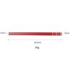 5Pairs Red Reusable Chinese Food Chopsticks Alloy Dinnerware Sushi Sticks Korean Chopsticks Set Japanese Palillos Chopsticks