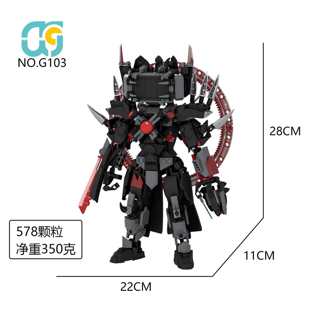 Titan Clock King Building Block Set Set Learning Educational Toy Monster Titan Tvman Blocks Figures Mini Speakerman Blocks Birck For Kids Children