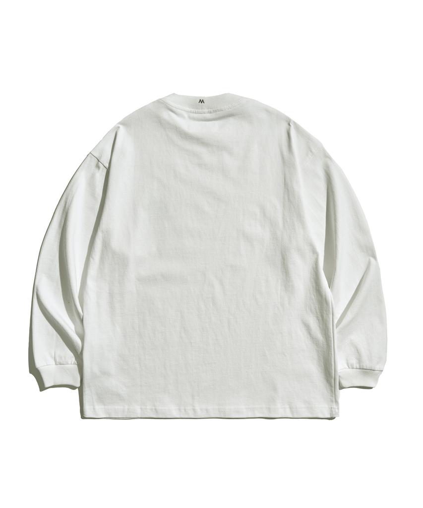 MIDUPDATE Essential Cotton Long Sleeve T-Shirt_Wh