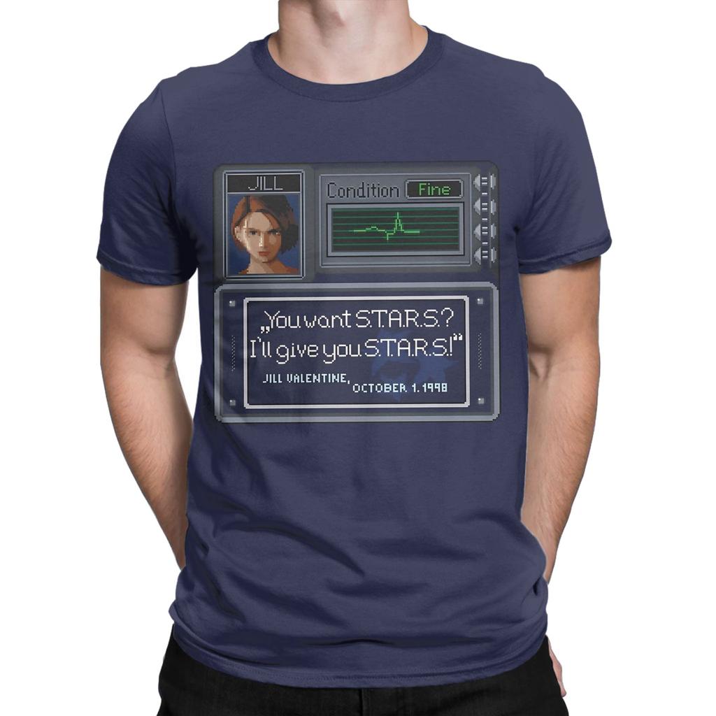 rResident Evil Pixel Art Funny 100 Cotton TShirt rResident Evil CODEVeronica Tops Tees For Unisex