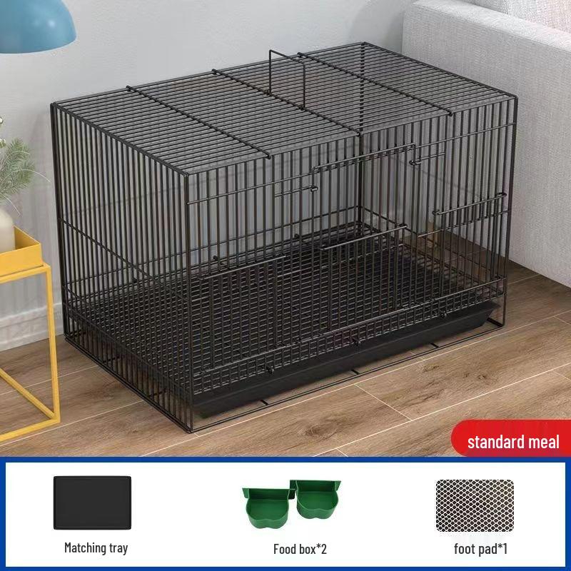 Extra Large Indoor Cage for Rabbits, Guinea Pigs, Hamsters, and Chinchillas with Toilet