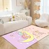 Cinnamoroll, My Melody, and Twin Stars Print Rug, Floor Protector Mat. Cute Cartoon Decorations for the Bedroom/children's Room.