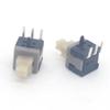 5.8x5.8 Self-Locking Flat Head Push Button Switch, Side Insert, Three-Pin