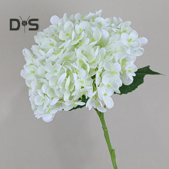 Exquisite Details Faux Hydrangea Non-fading Creative Artificial Silk Hydrangea Flower