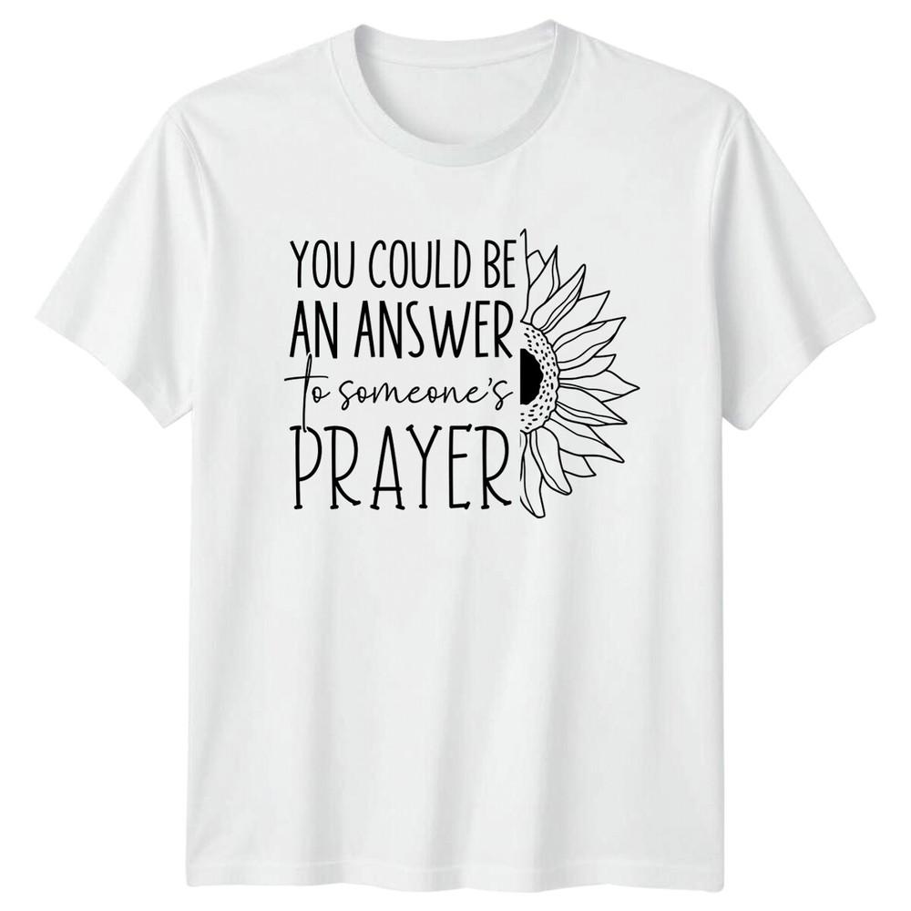 Answer To Prayer Sunflower Graphic Nature TShirt S