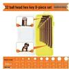 German Hexagonal High-Hardness 9-Piece Allen Wrench and Screwdriver Set
