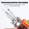 Thickened Measurable Electricity Electrician Pliers, 9 In 1 Foldable Wire Stripper Crimper Cable Cutter Pulling Winding Pliers