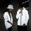 Reflective Jacket Men/women Windbreaker Jackets Hooded Streetwear Coat