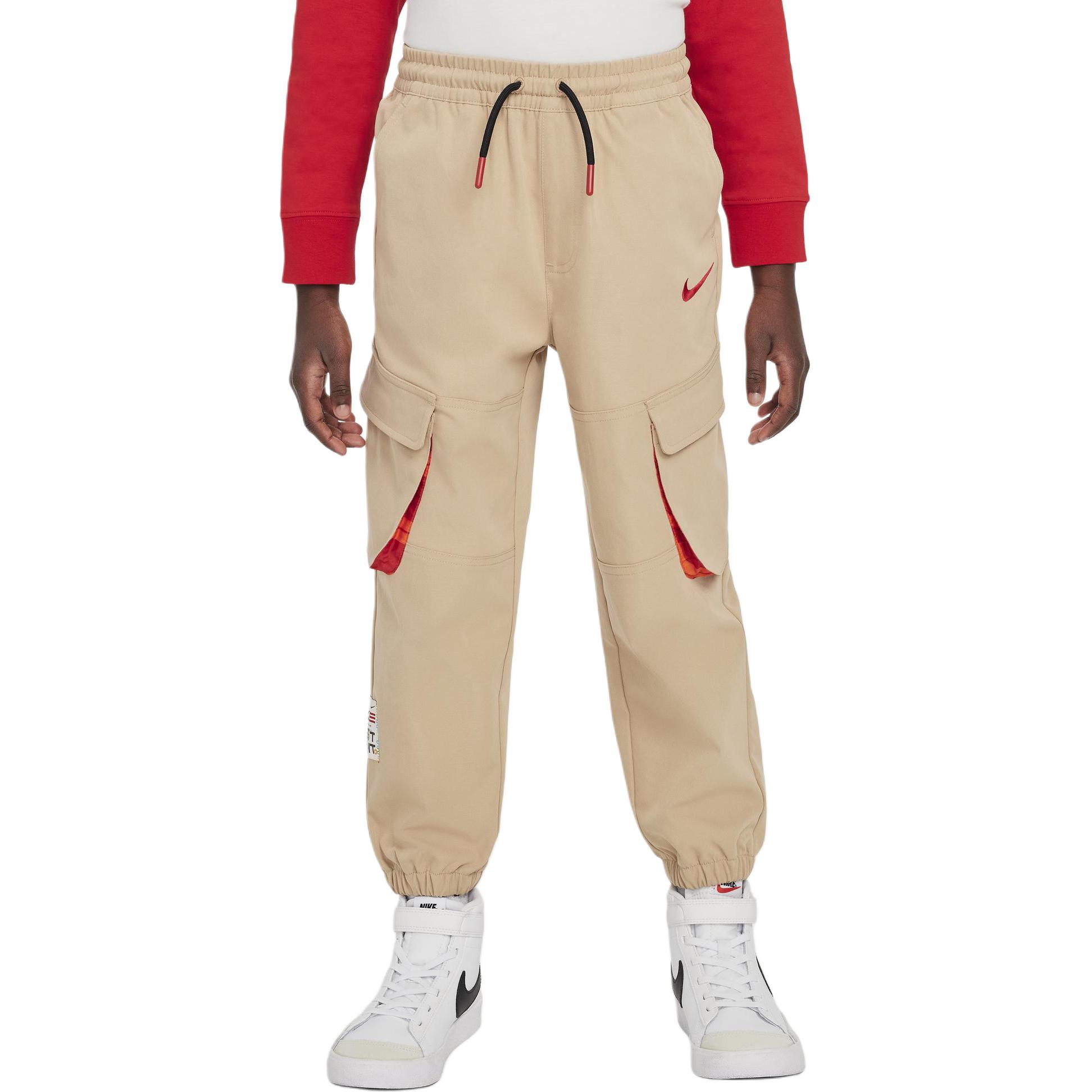 

Nike Sportswear Snake Welcoming Series Comfortable Work Pants Kids bottoms Light-Yellow IH0995-222