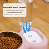 Doppelschüssel-Set Katzen Napf , Haustier Automatischer Wasserspender Flasche um Ihr Haustier hydriert und gefüttert zu halten