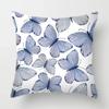 Home Decor Colorful Butterfly  Floral Print Pillow Covers Pattern Cushion Cover Suitable for Sofa Bedroom Car Pillow Cover