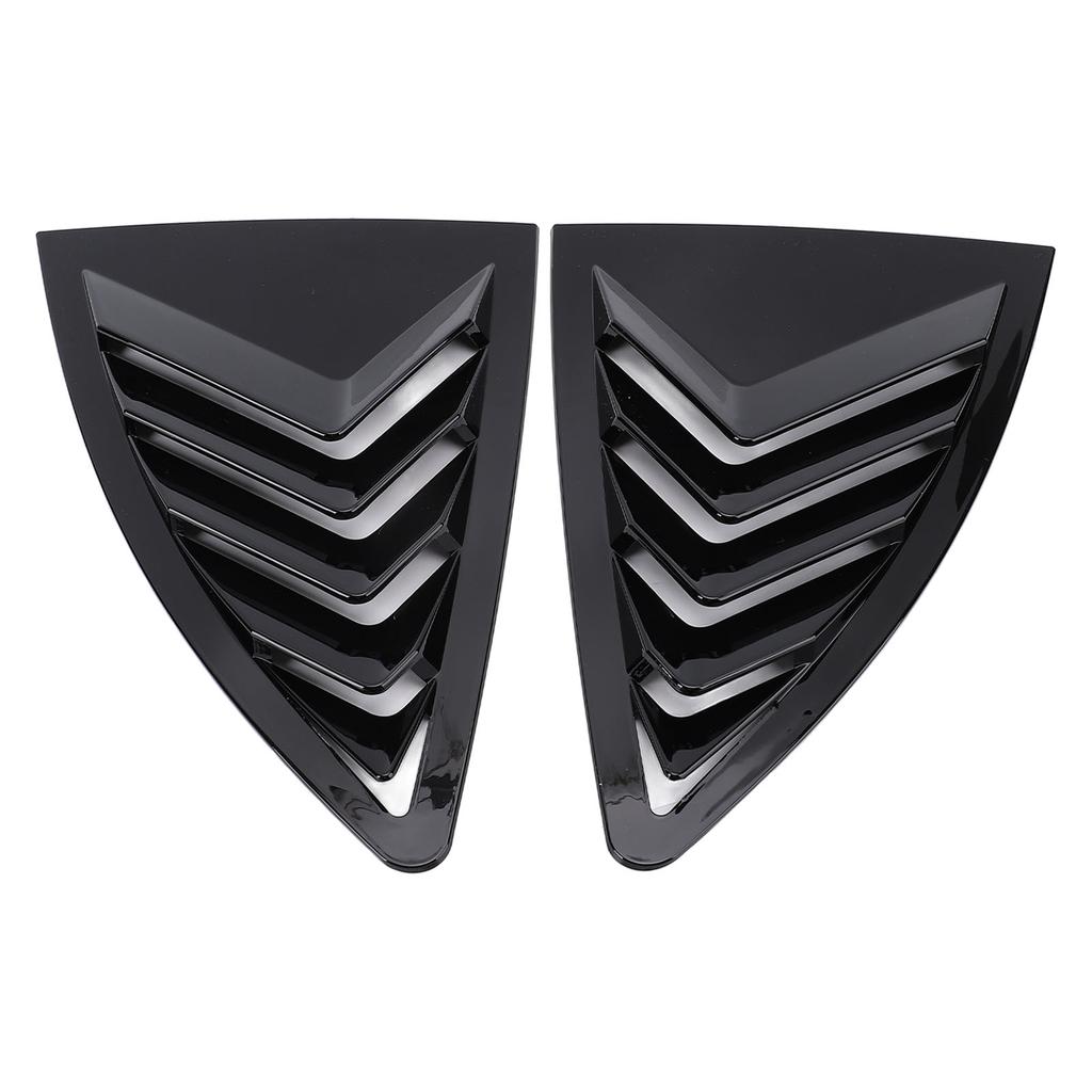 P of Rear Side Window Louver Vent Left Right Window Shutter Cover Trim Replacement for 6 2013-2020
