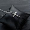 Funeral 1 pcs Cross Memorial Angel Wings Jewelry For Ashes Cremation Vial Pendant Urn Necklace