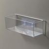 Wall-Mounted Transparent Storage Box for Phone, Remote, Toothbrush, and Comb