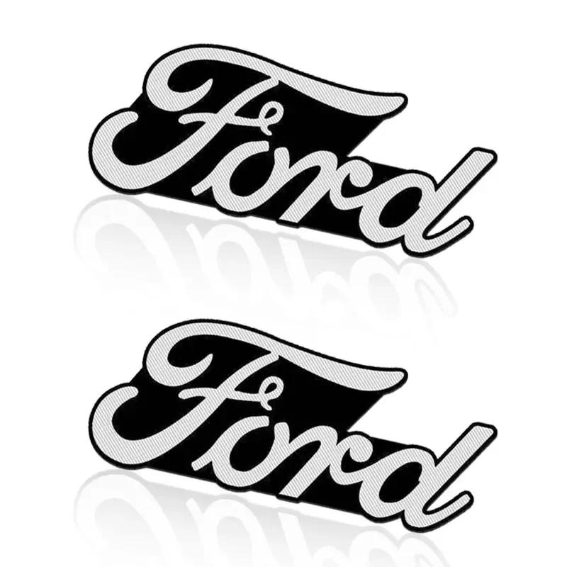 

Car Sticker Ford 2pcs Car Audio Speaker Badge Sticker Emblem Car Styling for Ford Focus 2 3 4 MK2 MK3 MK4 Kuga Ecosport Fiesta C