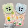 Applicable To Huawei Mate50pro Mobile Phone Case Pura70 Cute Frog Flower Doll Nova7 Invisible Double Stand