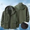 Men's Winter Jacket Overalls Plus Velvet Thickened Windproof, Waterproof and Cold-proof Clothing