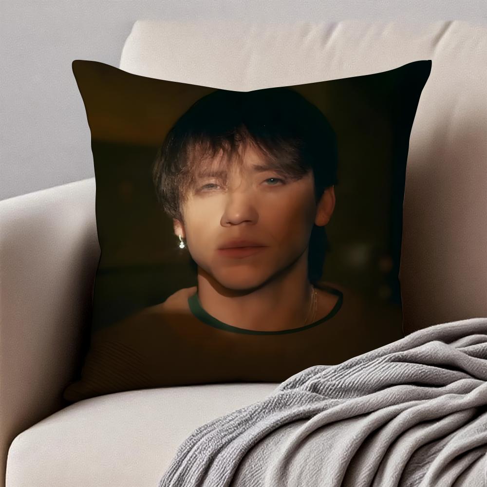 Latin Handsome Singer PPaulo Londra Cushion Cover Pillowcase Antidustmite Invisible Zipper Short Plush Sofa Cushion