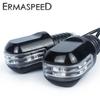 Universal LED Handlebar End Turn Signal Light 22MM Handle Bar End Grip Plug Lamp Blinker For Motorcycle Dirt Bike Scooter