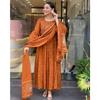 Women Bollywood Kurta Dupatta Pant Set Salwar Kameez Party Wear Top Tunic Kurti SC-2149