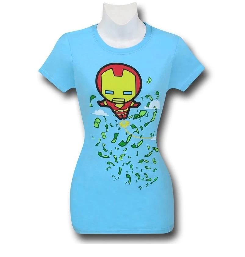 Iron Man In Flight KawaII Marvel Comics Junior Children s T-shirt 120